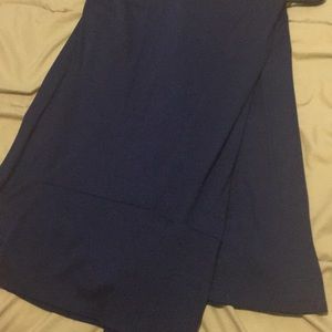 Dark Navy Maxi Skirt Large